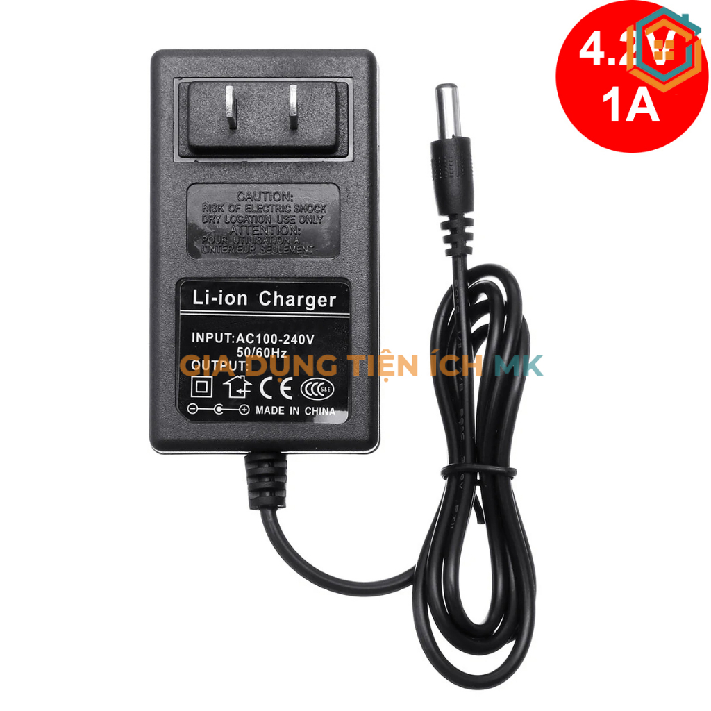 Sạc 1S 4.2V 1A dùng cho pin Li-ion 3.7V