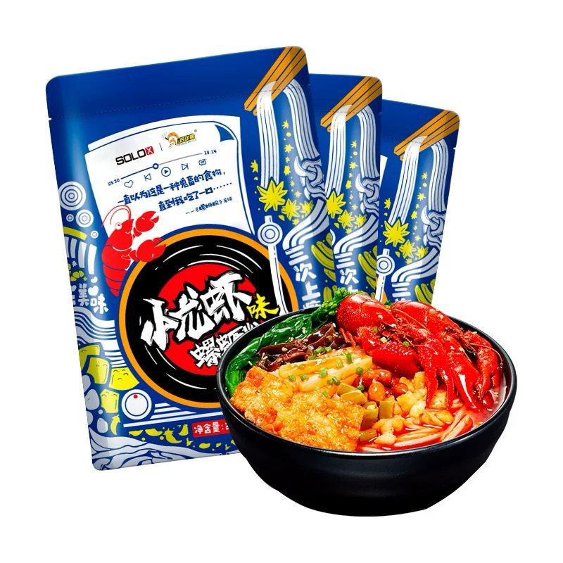 Bún Ốc Liễu Châu HaoHuanLuo Vị Tôm Hùm Đất