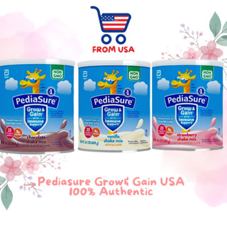  Sữa Pediasure Grow & Gain 400g Đủ Vị Vanilla Strawberry Chocolate 