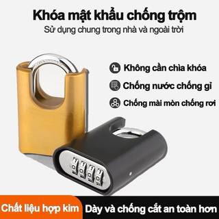  ổ khoá mật mã chống cắt chống nước ngoài trời cao cấp chính hãng 