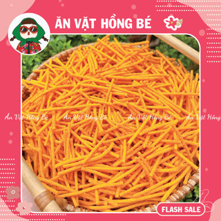  Snack Tăm que cay phô mai giòn tan bim bim que cay tuổi thơ đồ ăn vặt - Ăn Vặt Hồng Bé 