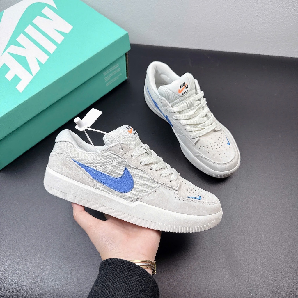Giày SB Force 58 ‘Photon Dust’, Giày Sneaker SB 58 Xám Vạch Đen + Đỏ Full Box Bill Hot 2024