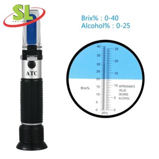 Khúc xạ kế đo độ ngọt/ độ cồn sli-25brix