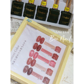 SET SƠN THẠCH 5 CHAI VENDEENI (CÓ TẶNG KÈM BẢNG GỖ)