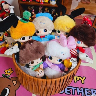   100% CHÍNH HÃNG - CÓ SẴN  Móc khóa bông DIMOO WORLD x DISNEY Series của POP MART - blindbox popmart labubu crybaby BMT 