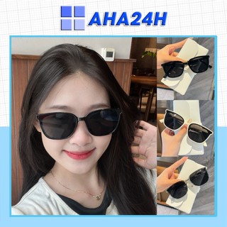  Kính mát thời trang bản lề kim loại gọng mắt unisex nam nữ AH1753 