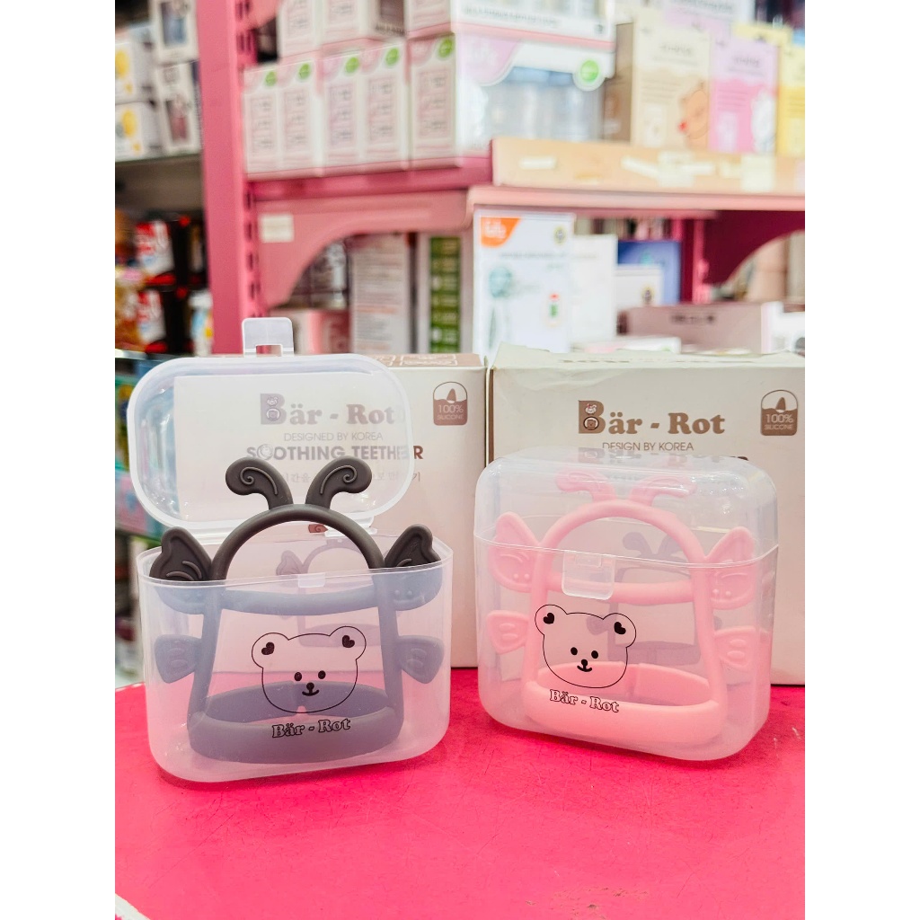 [SALE] Gặm nướu cầm tay Bar Rot cho bé, chính hãng Bar Rot (tặng kèm hộp đựng)