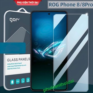 Cường lực Gor Rog Phone 8 / 8 Pro trong suốt chơi game mượt hạn chế vân tay tặng keo mép