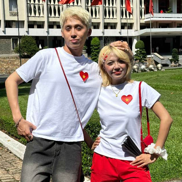 Happy National tee - Áo thun hình trái tim Việt Nam - Gingerbear