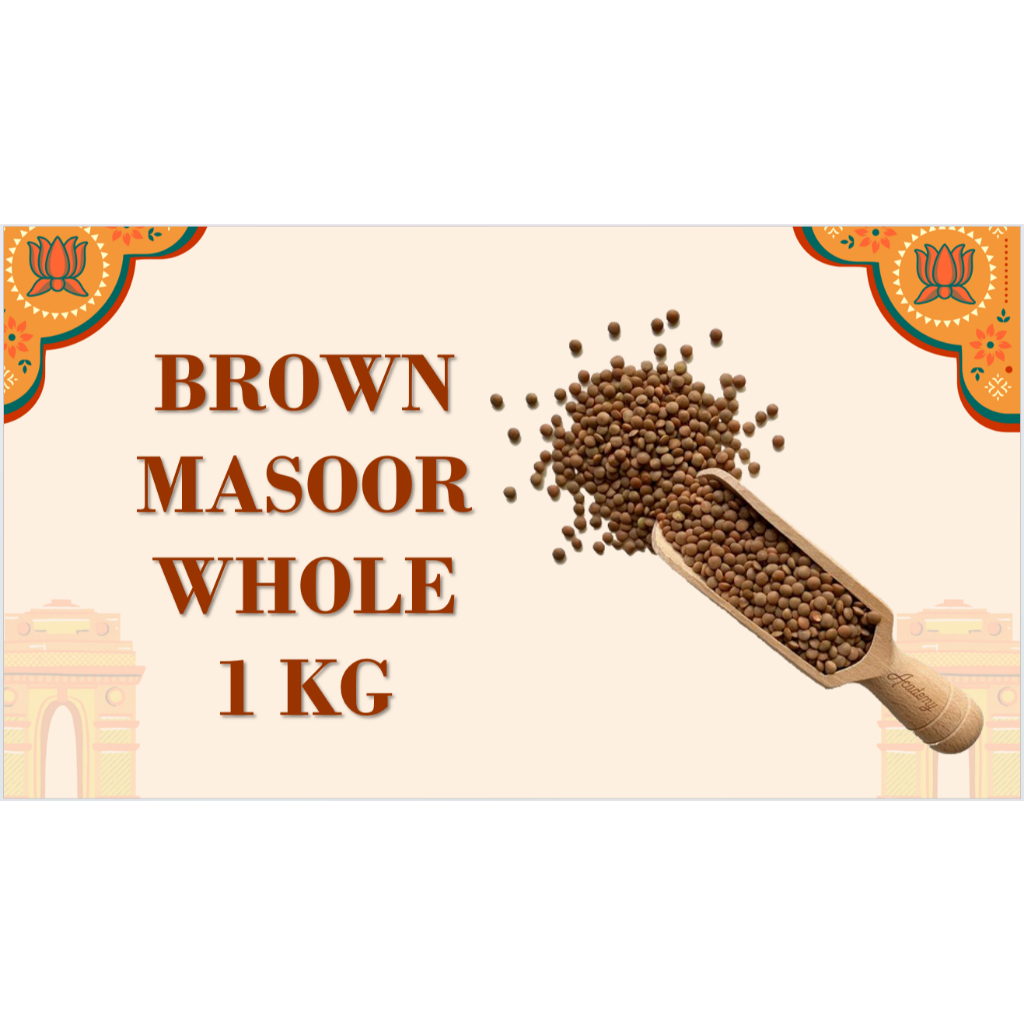 ĐẬU LĂNG NÂU - MASOOR WHOLE 1KG