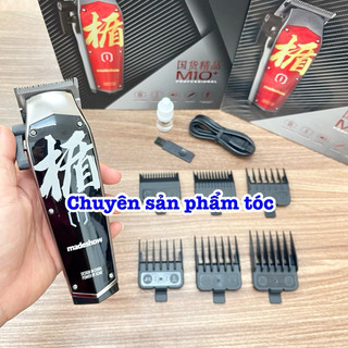 ✅Madeshow Tông Đơ Cắt Tóc Cao Cấp M10+ - Pin 2600mAh, Lưỡi Titanium Siêu Mỏng, Thân Thép Cao Cấp, Kích Thước 16.6x4x3cm