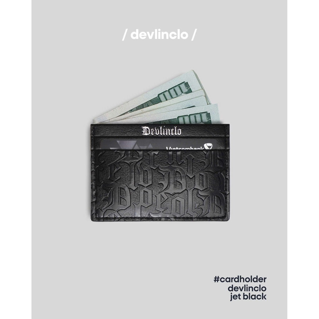Ví đựng thẻ - card holder (Devlin Card Holder) chất liệu Da PU cao cấp và được làm thủ công