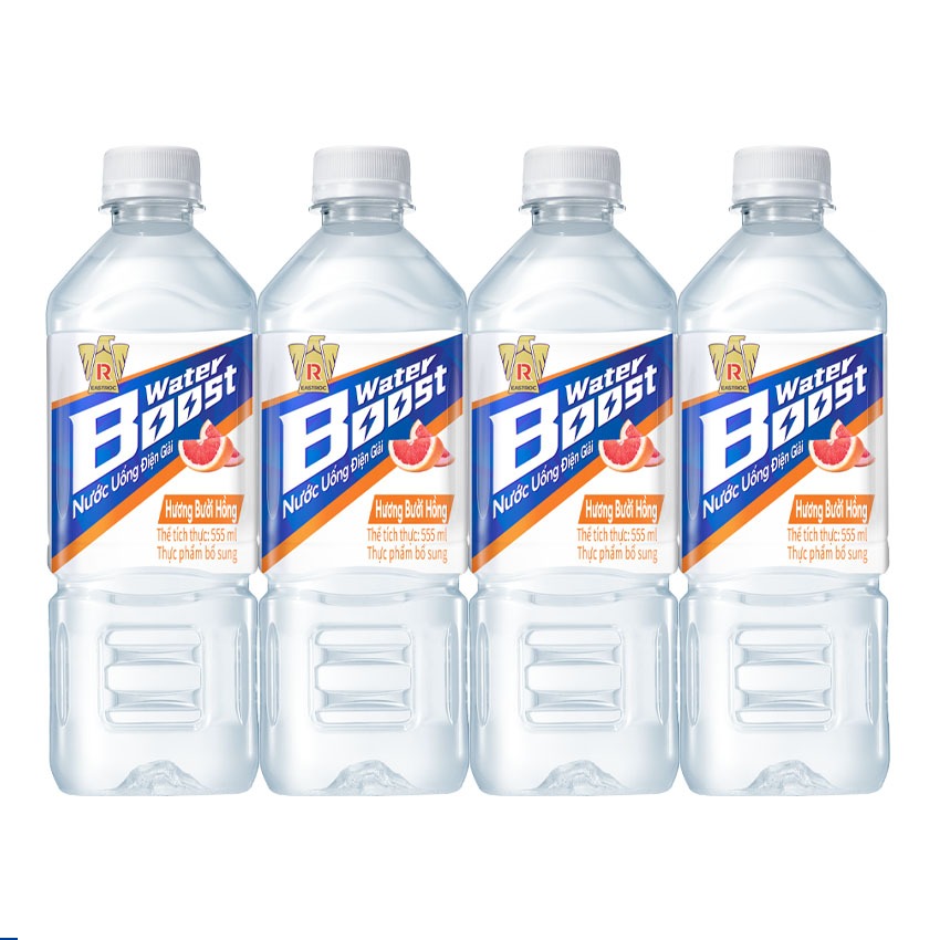 Nước Eastroc Water Boost Bưởi Hồng 555ml