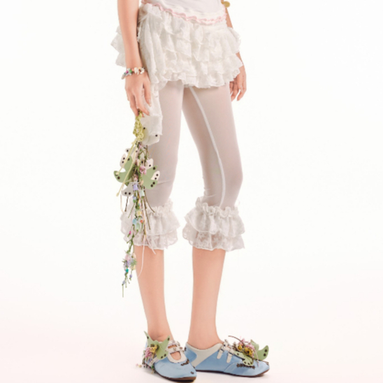 Chân váy tầng trắng dễ thương Mangata (VANAMI SKIRT - FT10)