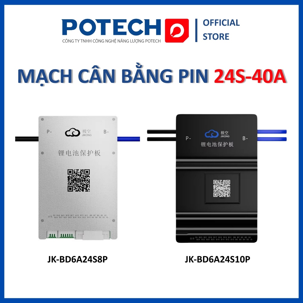 [CAO CẤP] Mạch cân bằng chủ động Smart JK-BD6A24S8P, JK-BD6A24S10P mạch bảo vệ BMS JK 24S 80A/100A