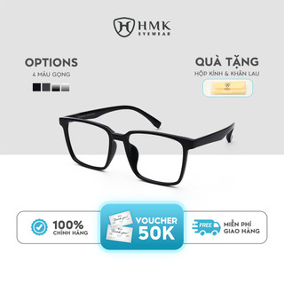  Gọng Kính Cận Nhựa HMK Eyewear Unisex Form To Dáng Vuông Trendy Thời Trang Nam Nữ - GN23053 