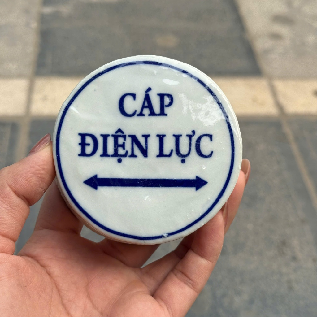combo 50 con mốc sứ báo cáp điện lực