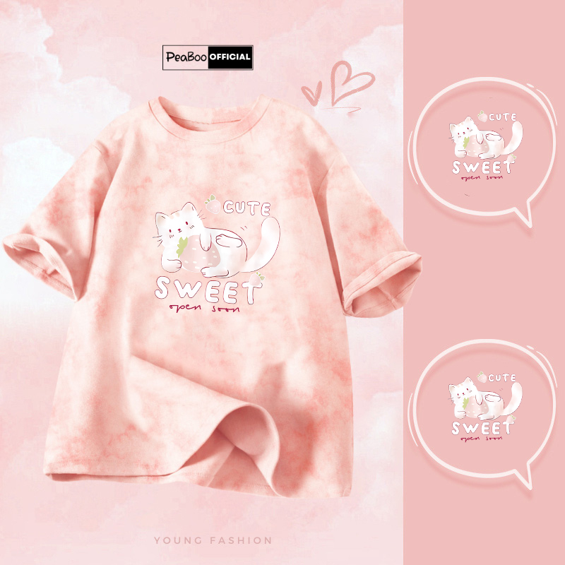 Áo Thun Loang, Áo Loang Unisex By PEABOO Mã TL BST 04 Chất Cotton Form Rộng Cho Nam Nữ | BigBuy360 - bigbuy360.vn