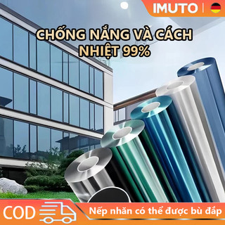  IMUTO Phim dán kính cách nhiệt chống chói hiệu quả làm dịu mát,bảo vệ riêng tư,cản UV99% 