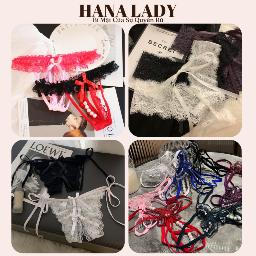 Quần Lót Ren Nữ - Tổng Hợp Quần Lót Nữ Nhiều Mẫu - HanaLady