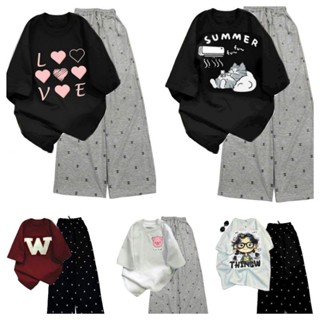  Sét Bộ Đồ Quần  Họa Tiết Chờ Neo + Mix Áo Phông Thủy Thủ Form Rộng Tay Lỡ Chất -shopthubio98 