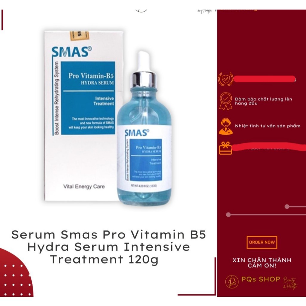 Serum Smas Pro Vitamin B5 Hydra Serum Intensive Treatment 120g