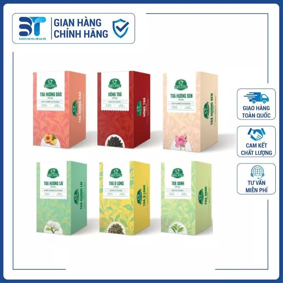Trà túi lọc Phúc Long - Trà Lài/ Trà Sen/ Trà Ô Long/ Trà Xanh
