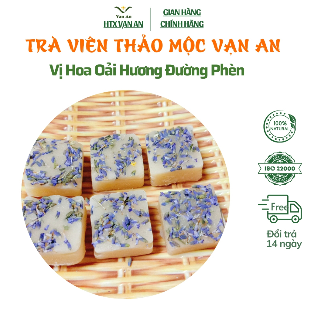 Trà hoa oải hương bạc hà,(500G),đường phèn, giải nhiệt và thanh lọc cơ thể, thải độc gan.....