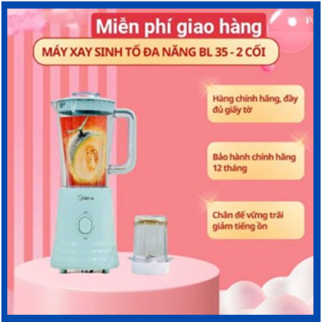 Máy xay sinh tố máy say đa năng midea