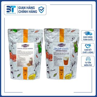  Bột kem topping hương vani vị muối biển  vị phô mai Eurodeli 