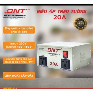 BIẾN ÁP DNT 20a 220v ra 100v