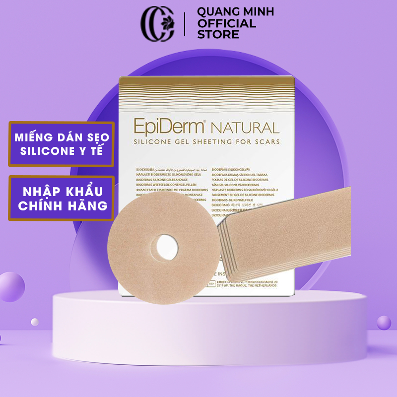  Miếng Dán Sẹo EpiDerm - Miếng dán Biodermis giảm Seọ Lồi Hiệu Quả : Chữ Nhật  Tròn  Mỏ Leo 