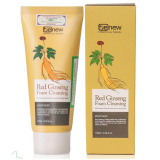 Mẫu mới vỏ vàng- sữa rửa mặt sâm xoá nám xạm benew red ginseng foam cleanser hàn quốc 100ml