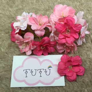 [THANH LÝ] Hoa lụa cherry bông 5-6cm