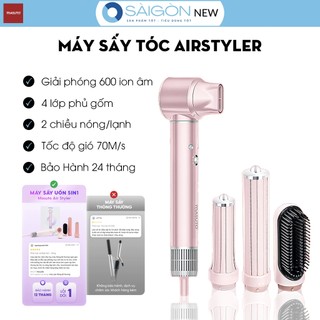  Máy Sấy Tạo Kiểu Tóc Masuto Air Styler 5in1 - Máy Sấy Tóc Ion Âm Masuto Bảo Vệ Tóc Khỏi Hư Tổn Bảo Hành 24 Tháng 