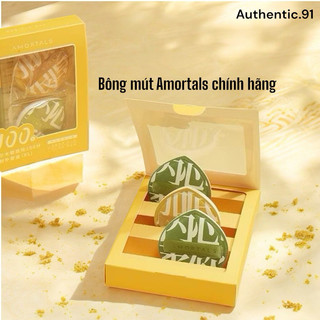  Amortals Bộ 2 Mút Trang Điểm Có bán lẻ 1 mút    – Không Hút Phấn,Dùng Cho Cushion & Phấn Phủ 