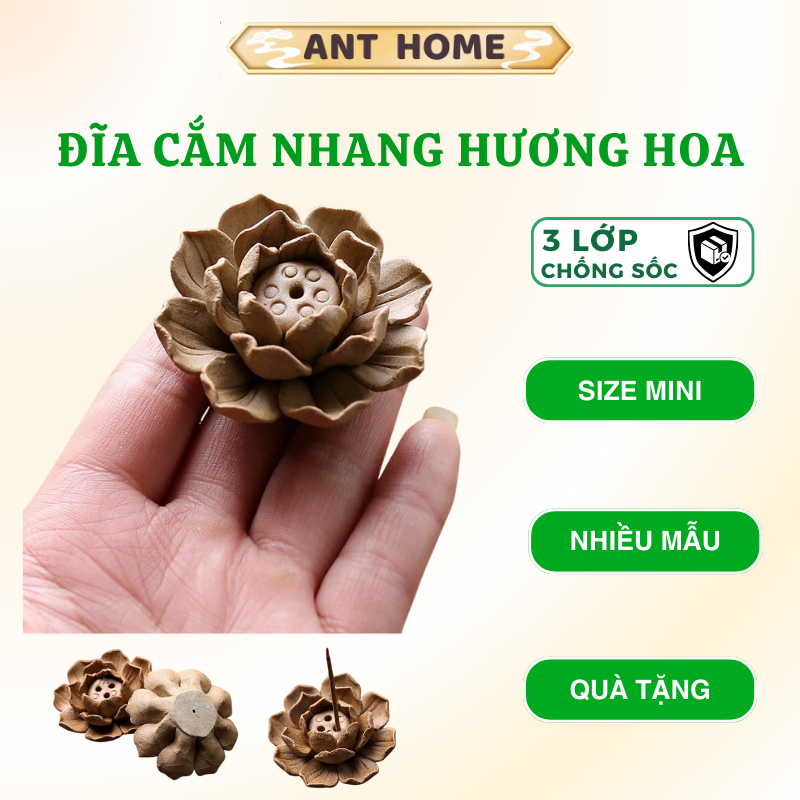 Hoa gốm cắm trầm nghệ thuật