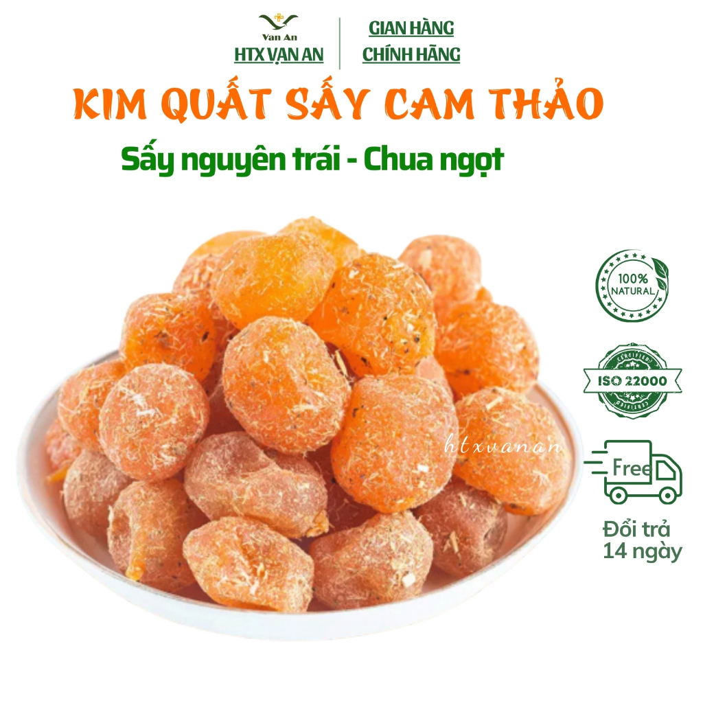 Kim Quất Sấy Cam Thảo Nguyên Quả Sấy Khô Nguyên Quả Chua Ngọt Bổ Dưỡng