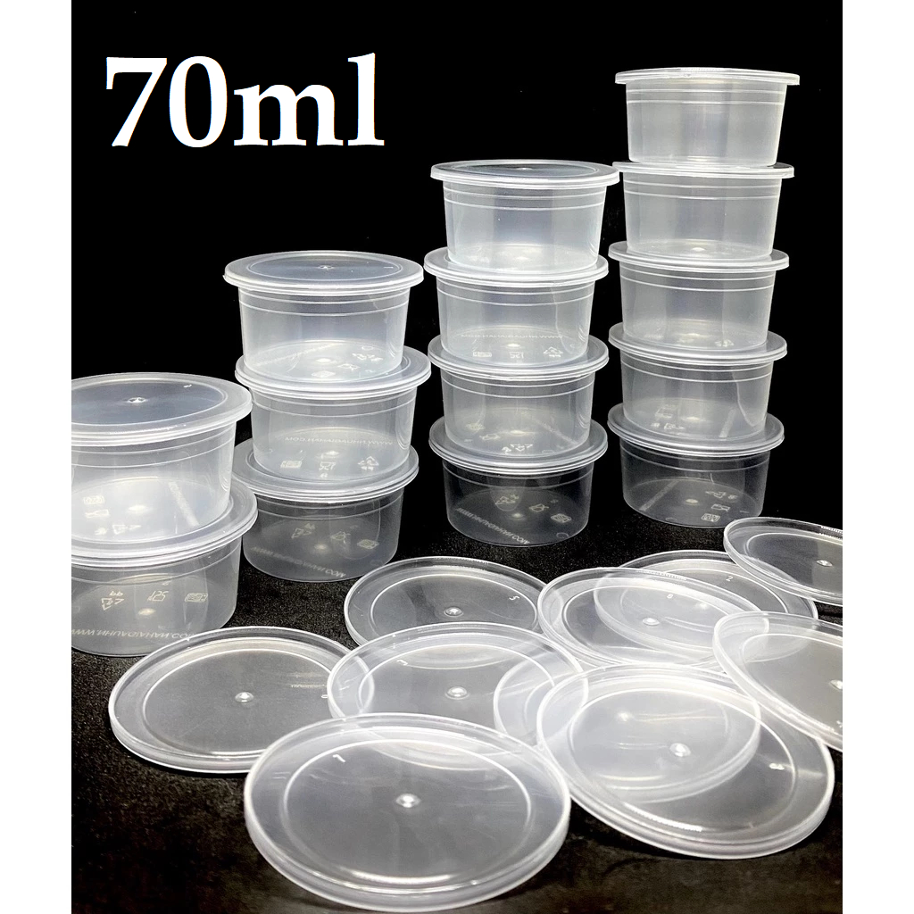 |Giá sỉ| Combo 1000 hũ bánh Flan 70ml cao cấp, loại tốt [Nhựa Gia Hân]