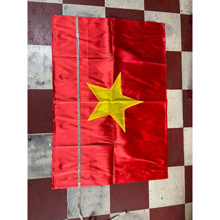 Cờ Đỏ Sao Vàng 60*80 Vải Xoa Thường