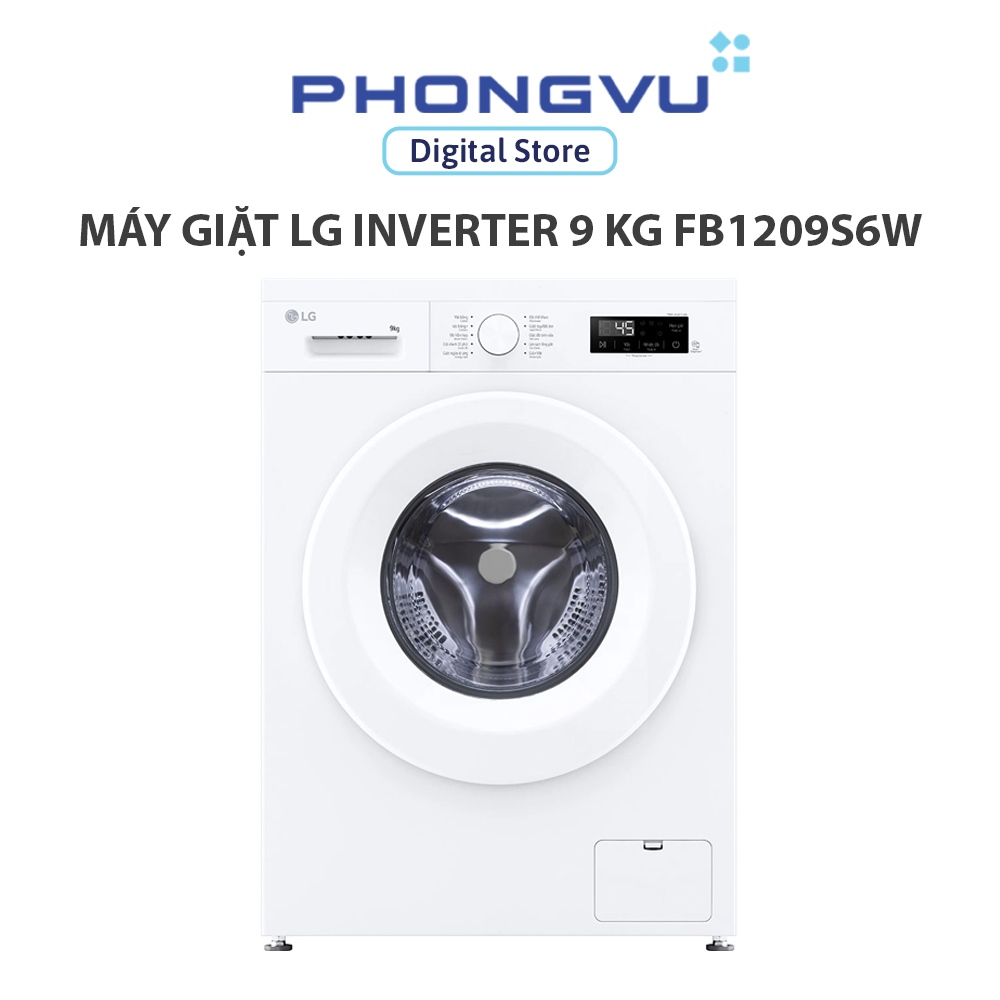 Máy giặt LG Inverter 9 Kg FB1209S6W -Bảo hành 24 tháng