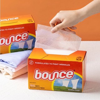 (Tách lẻ - túi zip )Giấy thơm quần áo và mềm vải BOUNCE Outdoor Fresh của Mỹ