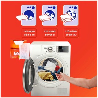 (Tách lẻ - túi zip )Giấy thơm quần áo và mềm vải BOUNCE Outdoor Fresh của Mỹ