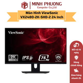  Màn Hình ViewSonic VX2480-2K-SHD-2 24 Inch – Sắc Nét Chuẩn 2K Hiển Thị Chuyên Nghiệp 