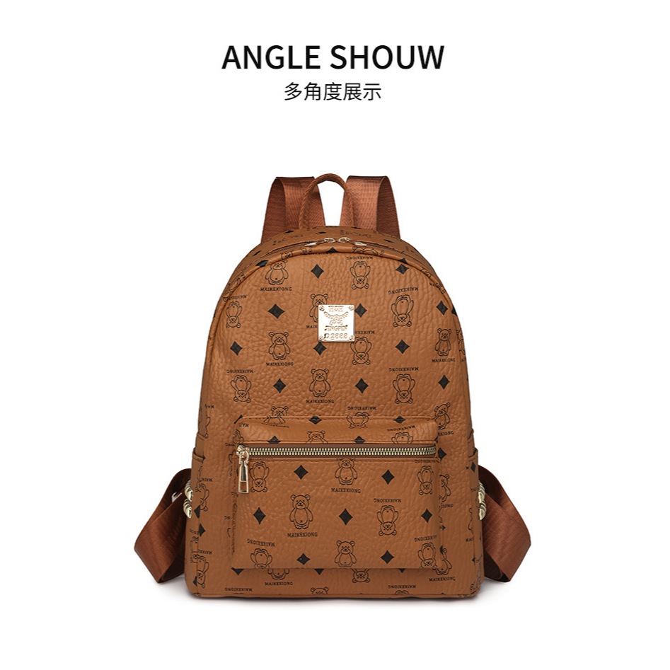 Balo Da Đi Học  Balô Da Thời Trang Nam Nữ Cặp Da Pu Cao Cấp Ba Lô Da Cặp Đi Học Đi Chơi Đi Làm... Balo Đựng Laptop_h56