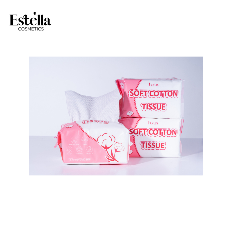 Horus Khăn khô đa năng Soft Cotton Tissue 80pcs
