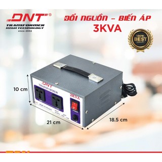 Biến áp 220v > 100v 110v 3KVA DNT