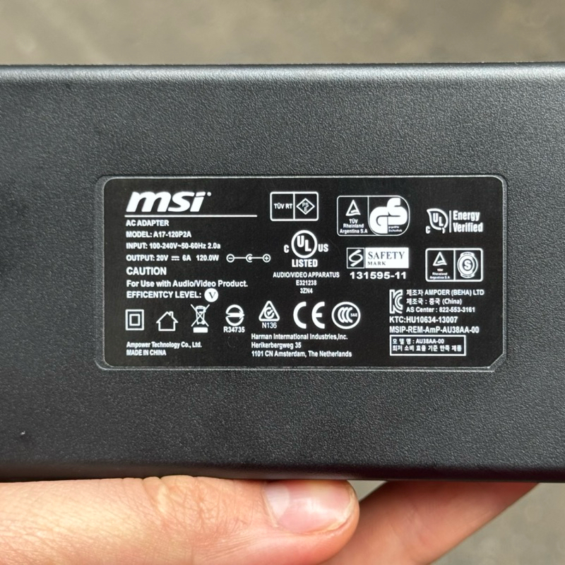 Sạc laptop Asus 20V 6A