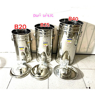 BÌNH ĐỰNG NƯỚC INOX 304 CAO CẤP, HÀNG LOẠI 1 CHÍNH HÃNG, ĐỦ SiZE (Không kèm phần lọc)