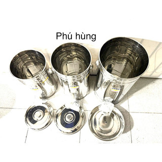 BÌNH ĐỰNG NƯỚC INOX 304 CAO CẤP, HÀNG LOẠI 1 CHÍNH HÃNG, ĐỦ SiZE (Không kèm phần lọc)